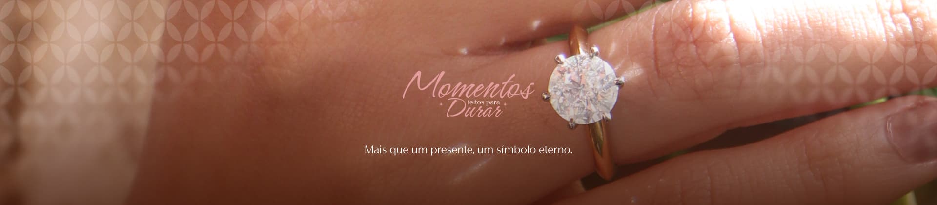 Gemas Brilhantes — anel solitário de diamante